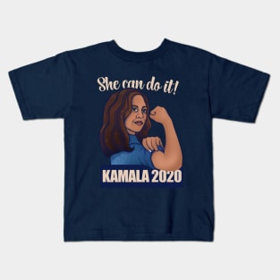 She can do it KAMALA 2020 Kids T-Shirt